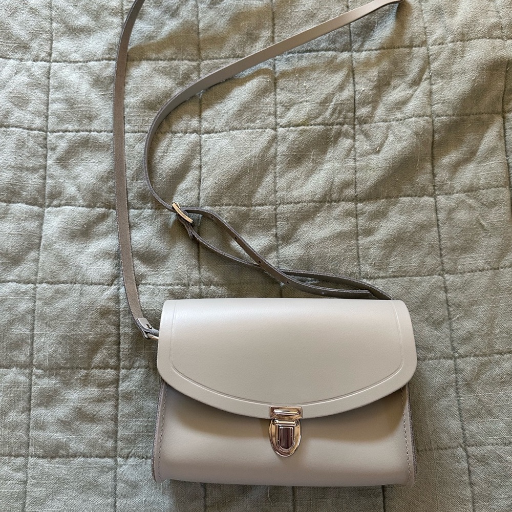 The Cambridge Satchel Company Cream Crossbody Bag